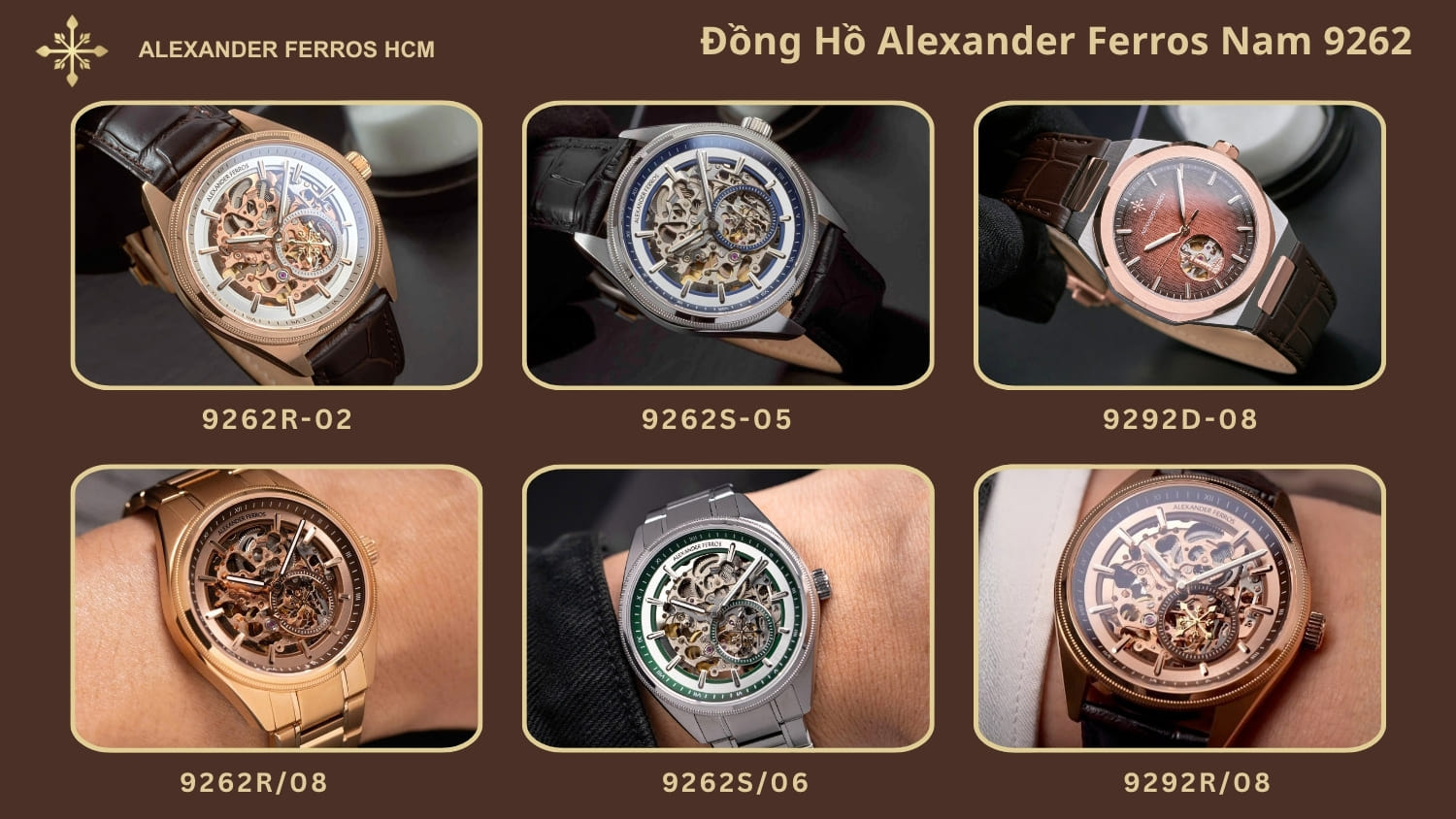 Đồng hồ Alexander Ferros nam 9262