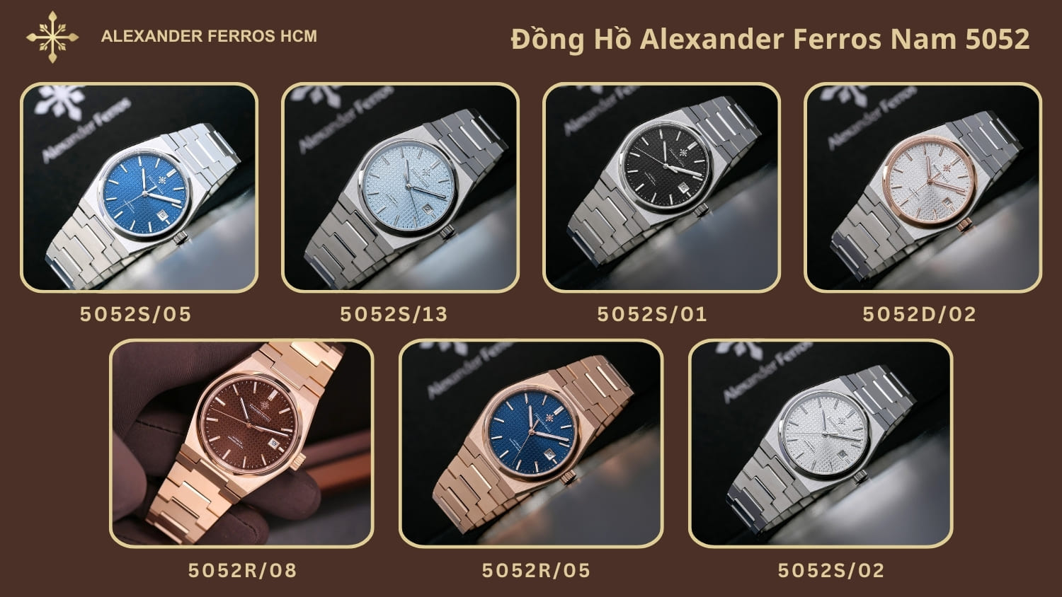 Đồng hồ AF nam 5052