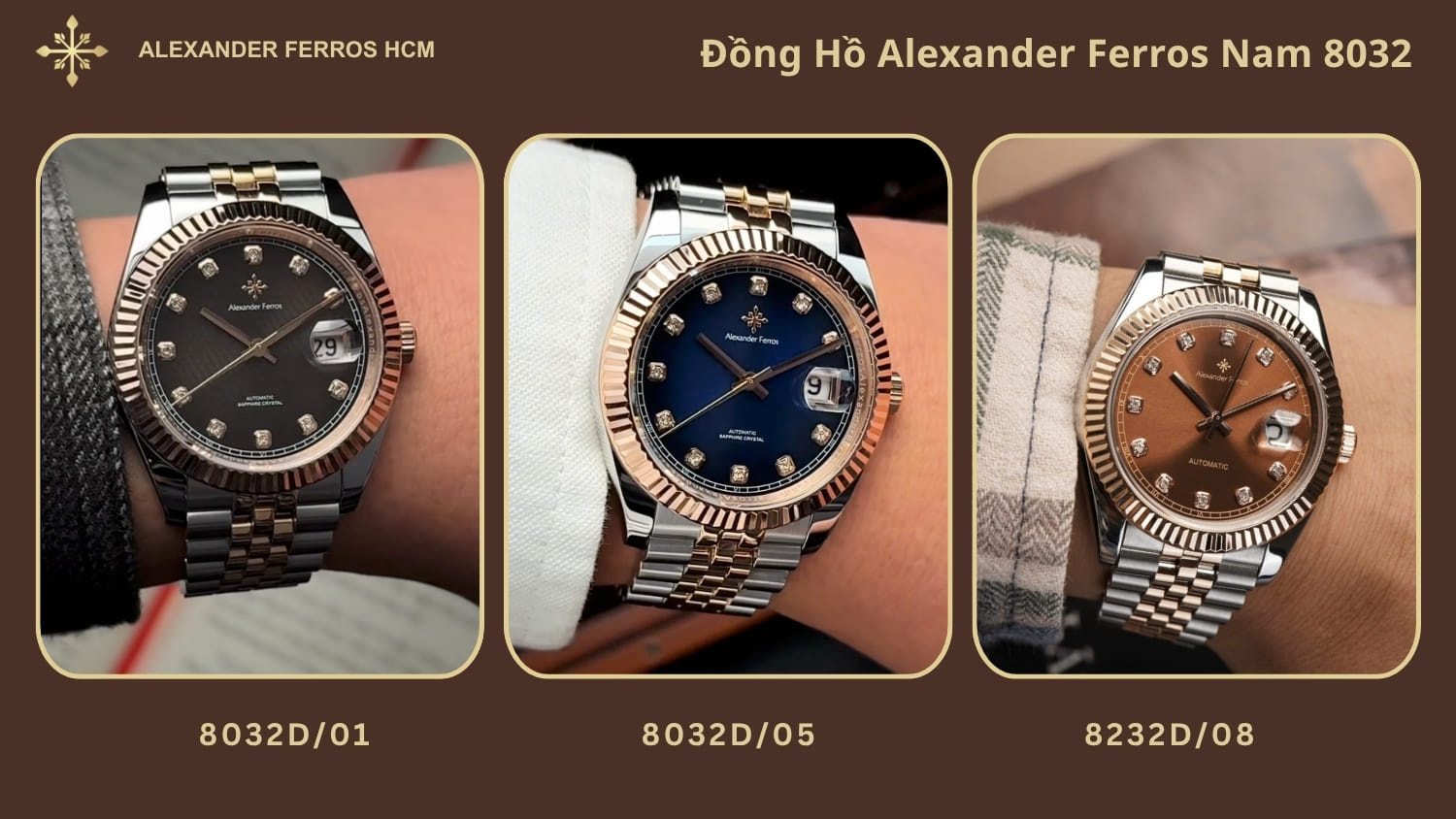 Đồng hồ Alexander Ferros nam 9302