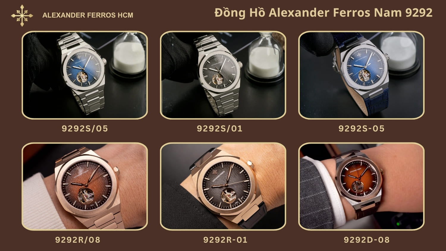 Đồng hồ Alexander Ferros nam 9292