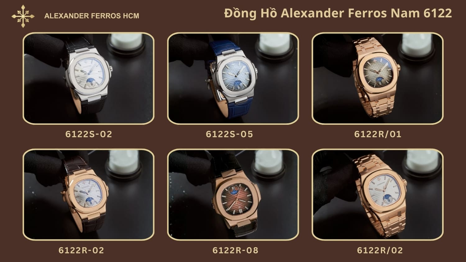 Đồng hồ AF nam 6122