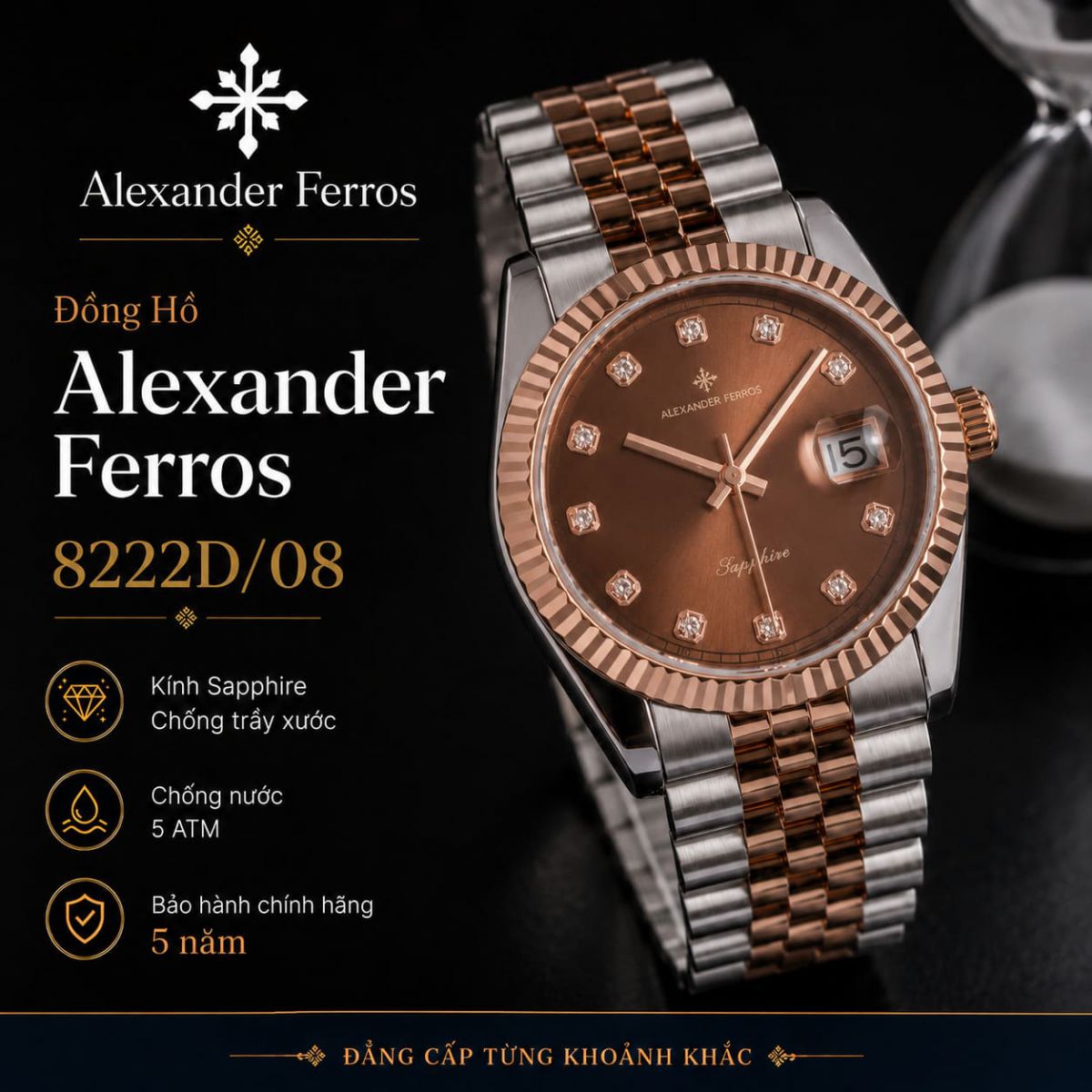 Đồng Hồ Alexander Ferros 8222D/08