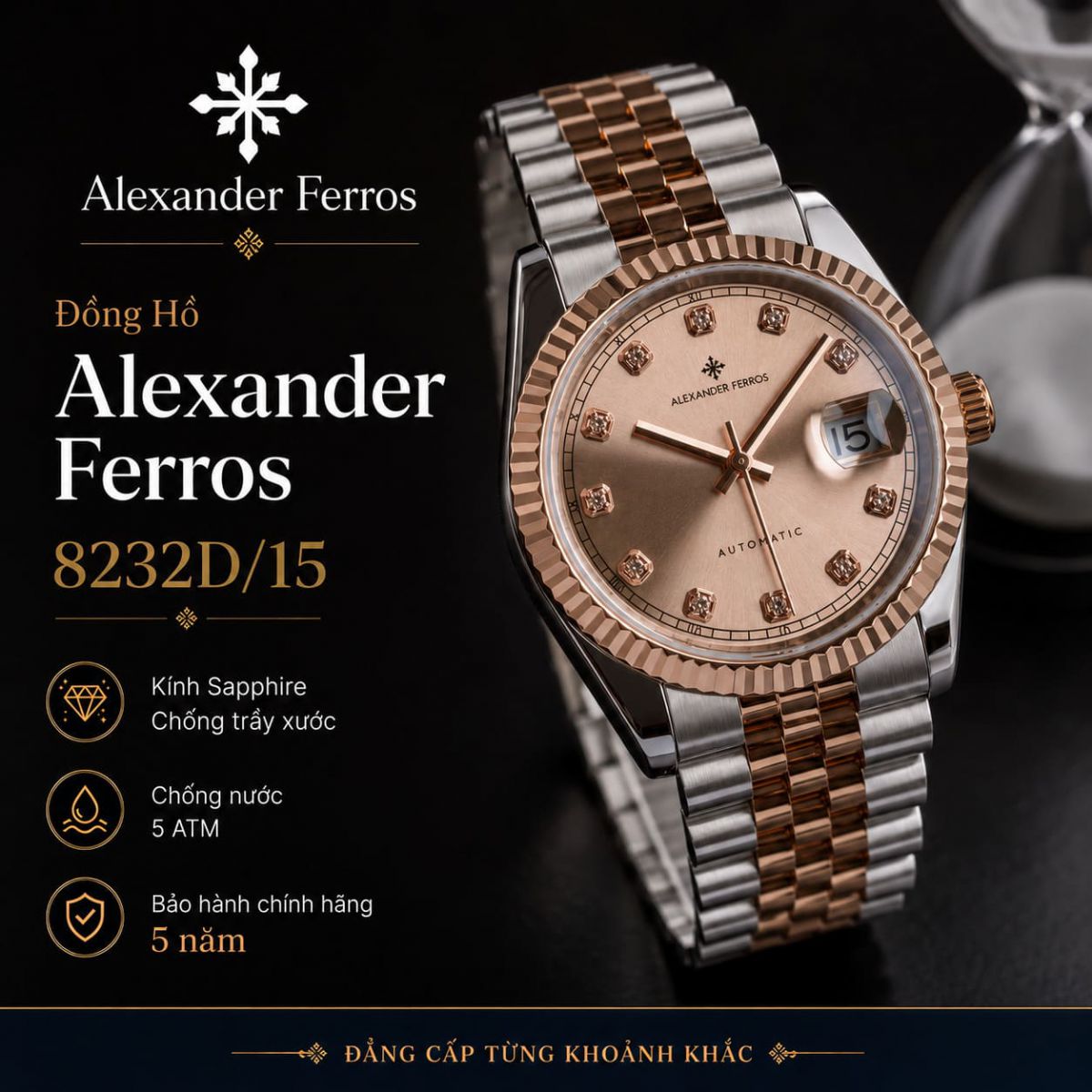 Đồng Hồ Alexander Ferros 8232D/08