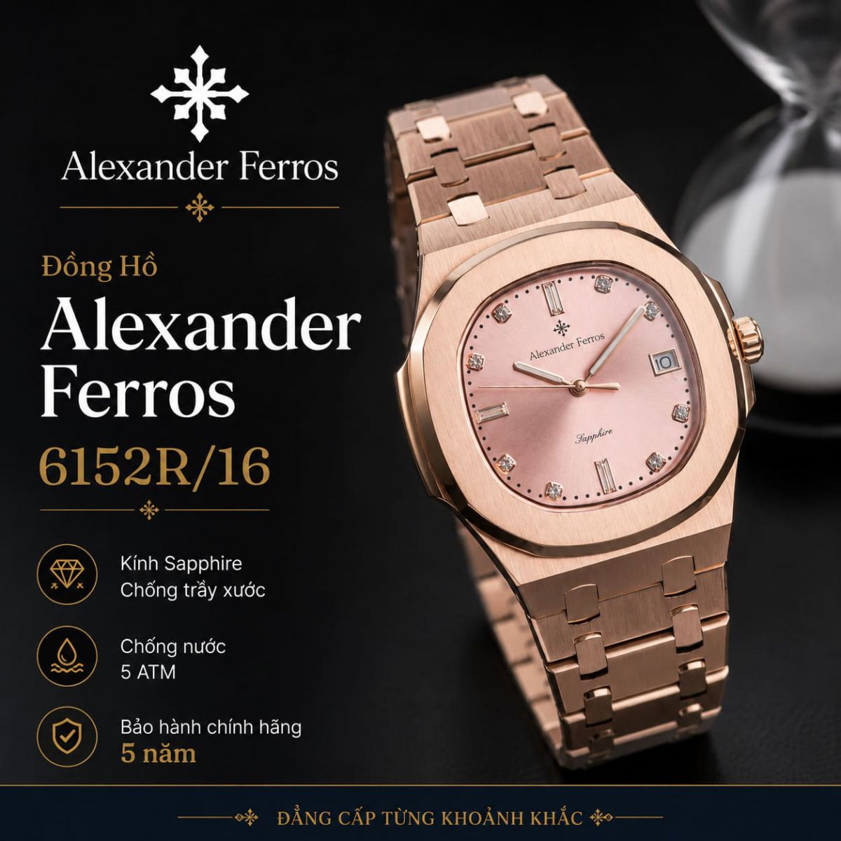 Đồng Hồ Alexander Ferros 6152R/16