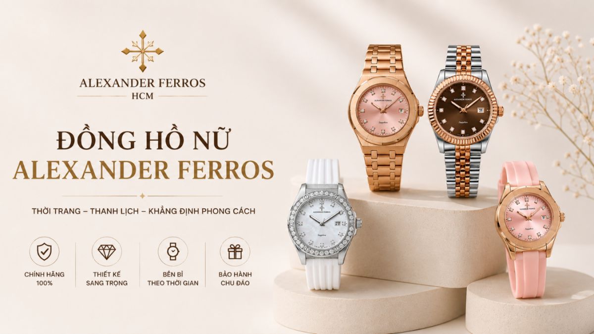 Đồng hồ nữ Alexander Ferros