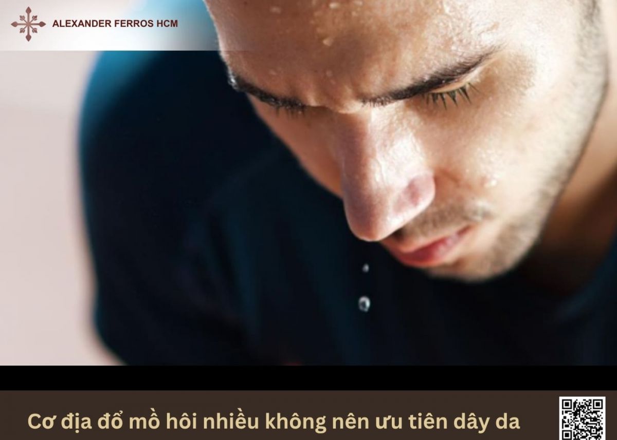 Cơ địa đổ mồ hôi nhiều không nên ưu tiên dây da