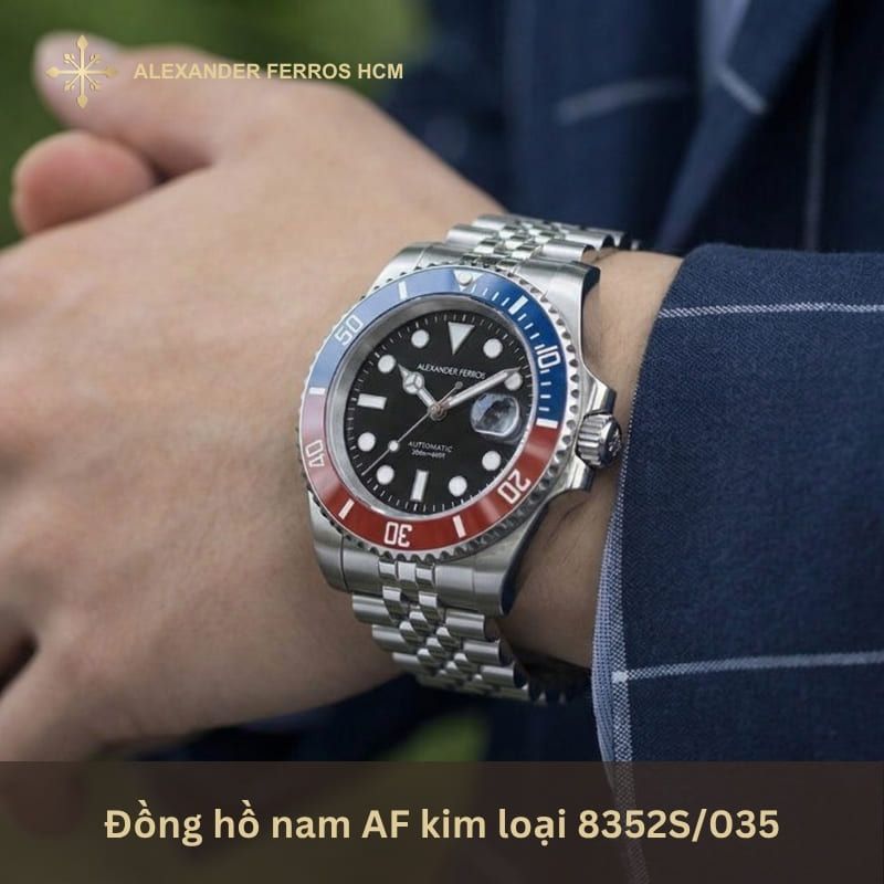 Đồng hồ nam AF kim loại 8352S/035