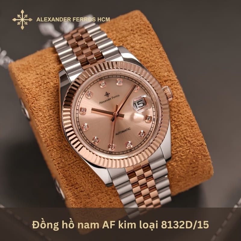 Đồng hồ nam AF kim loại 8132D/15