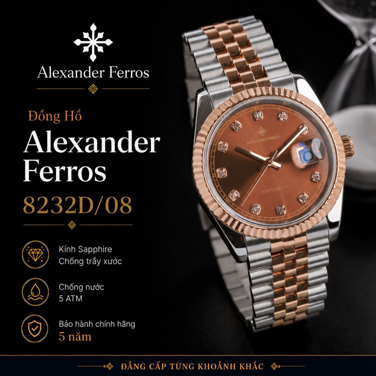 Đồng Hồ Alexander Ferros 8232D/08