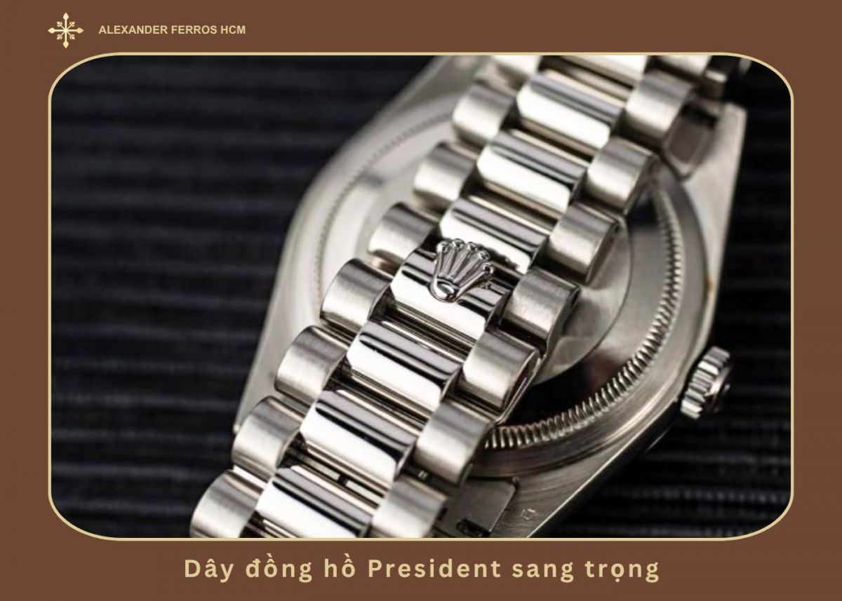 Dây đồng hồ President sang trọng