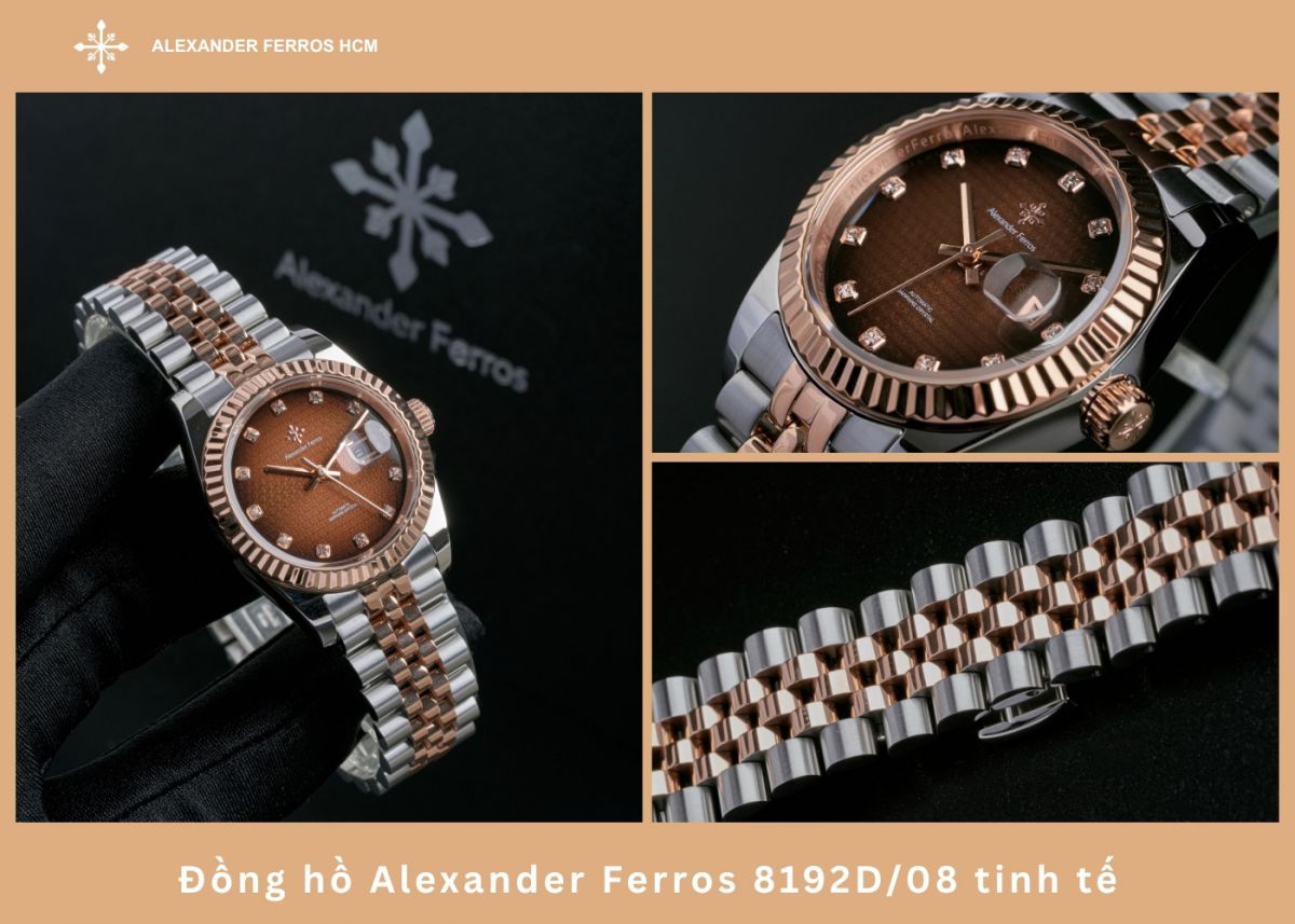 Đồng hồ Alexander Ferros 8192D/08 tinh tế