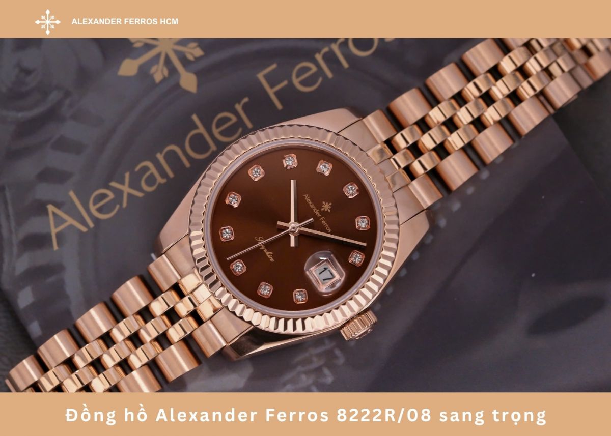 Đồng hồ Alexander Ferros 8222R/08 sang trọng
