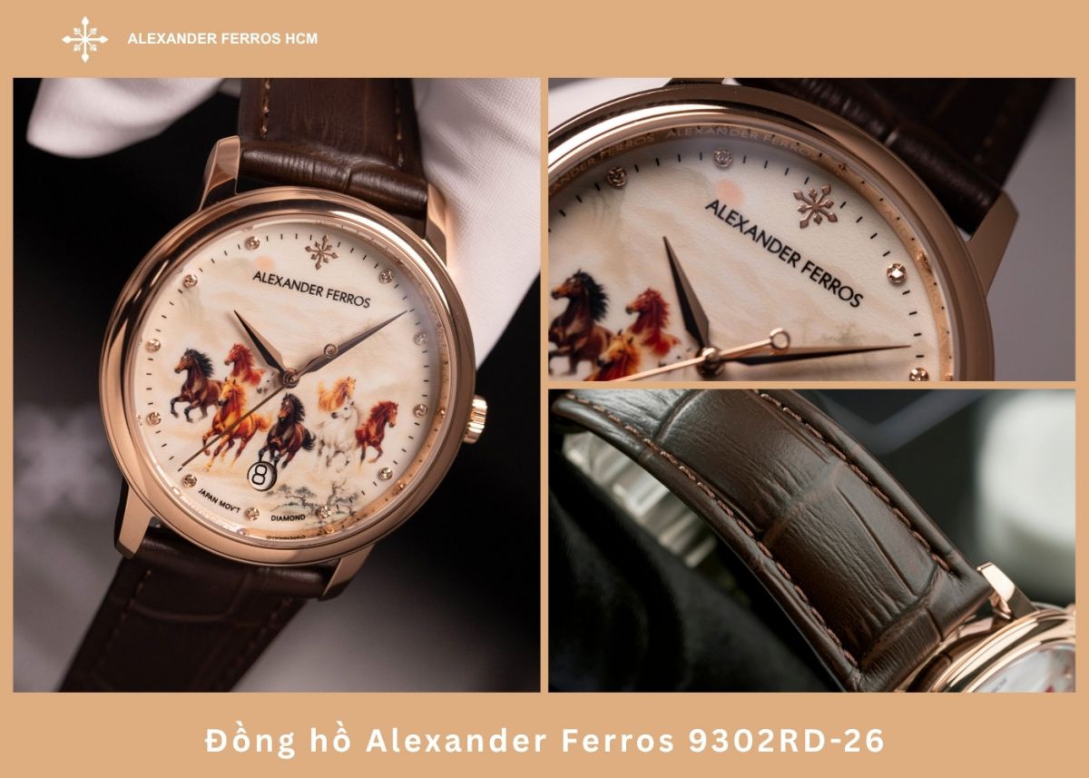 Đồng hồ Alexander Ferros 9302RD-26