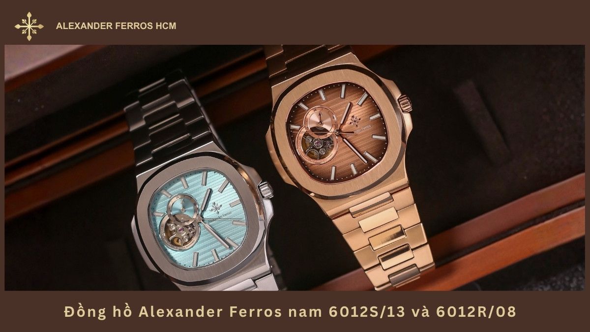 Đồng hồ Alexander Ferros nam 6012S/13 và 6012R/08