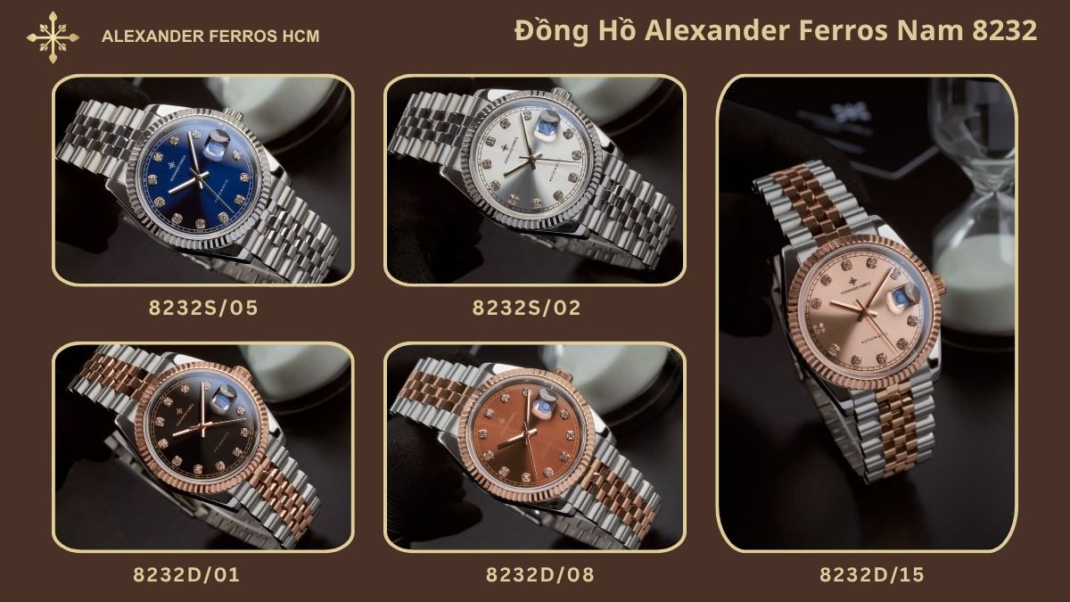 Đồng Hồ Alexander Ferros Nam 8232