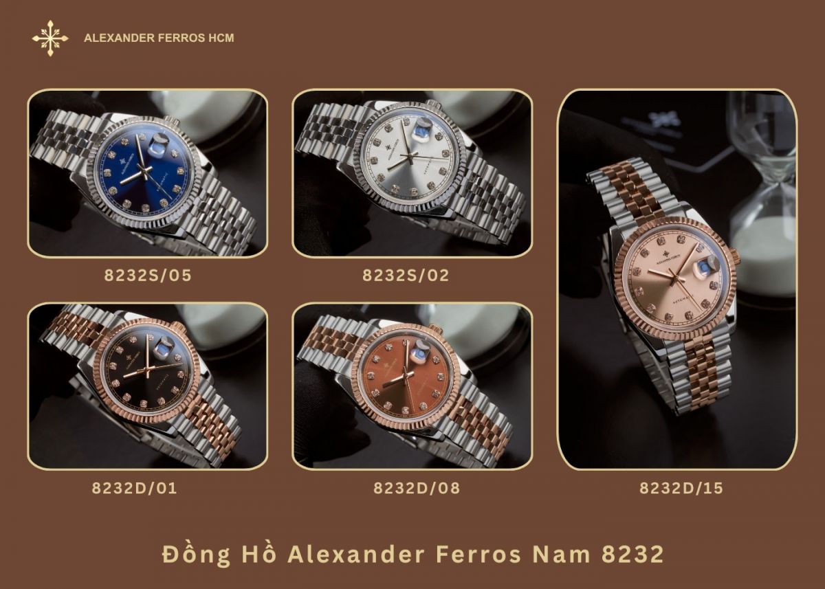Đồng Hồ Alexander Ferros Nam 8232