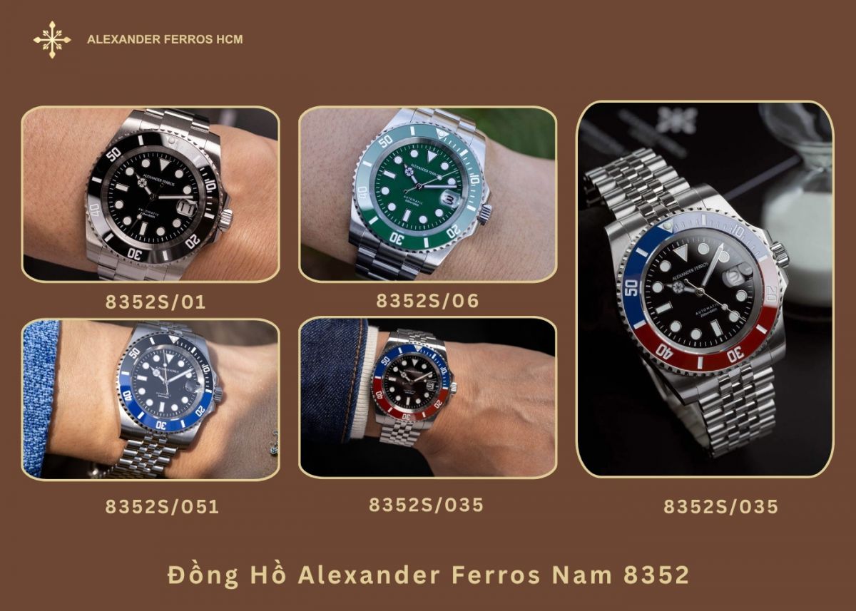 Đồng Hồ Alexander Ferros Nam 8352