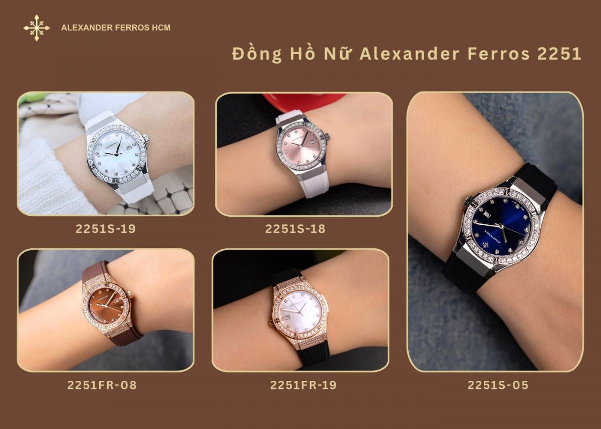 Đồng Hồ Nữ Alexander Ferros 2251