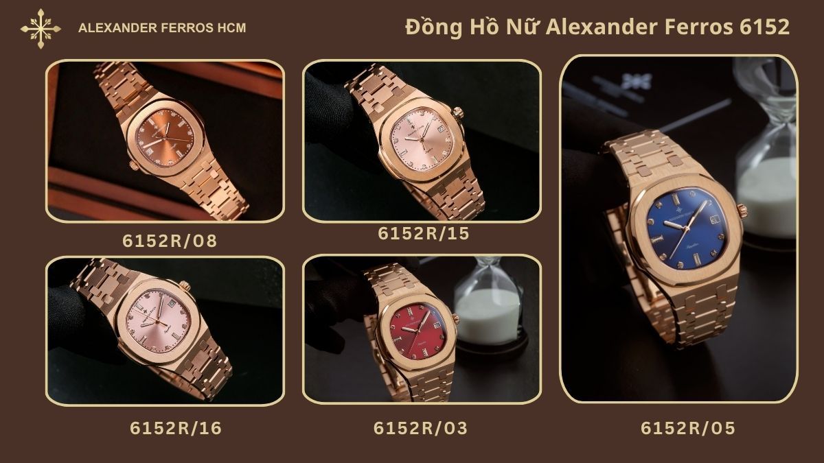 Đồng Hồ Nữ Alexander Ferros 6152