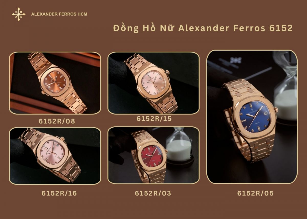 Đồng Hồ Nữ Alexander Ferros 6152