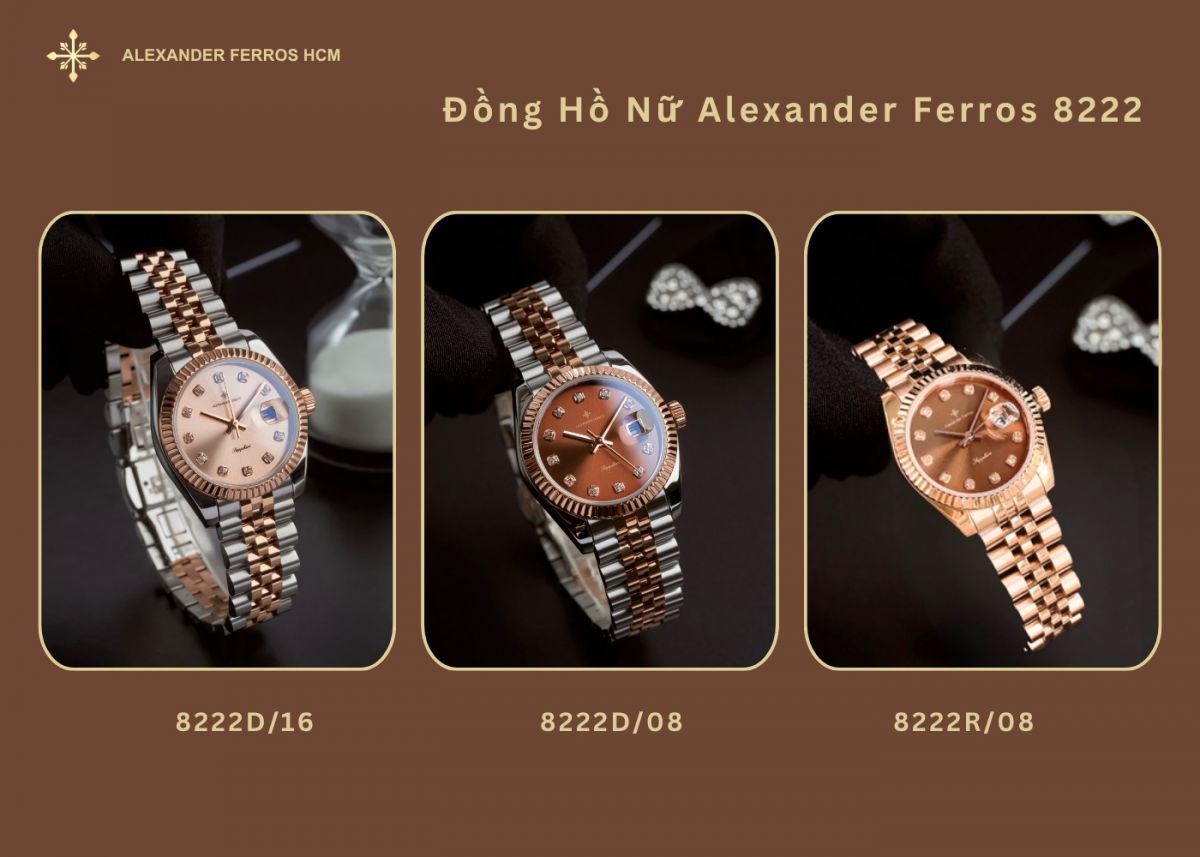 Đồng Hồ Nữ Alexander Ferros 8222