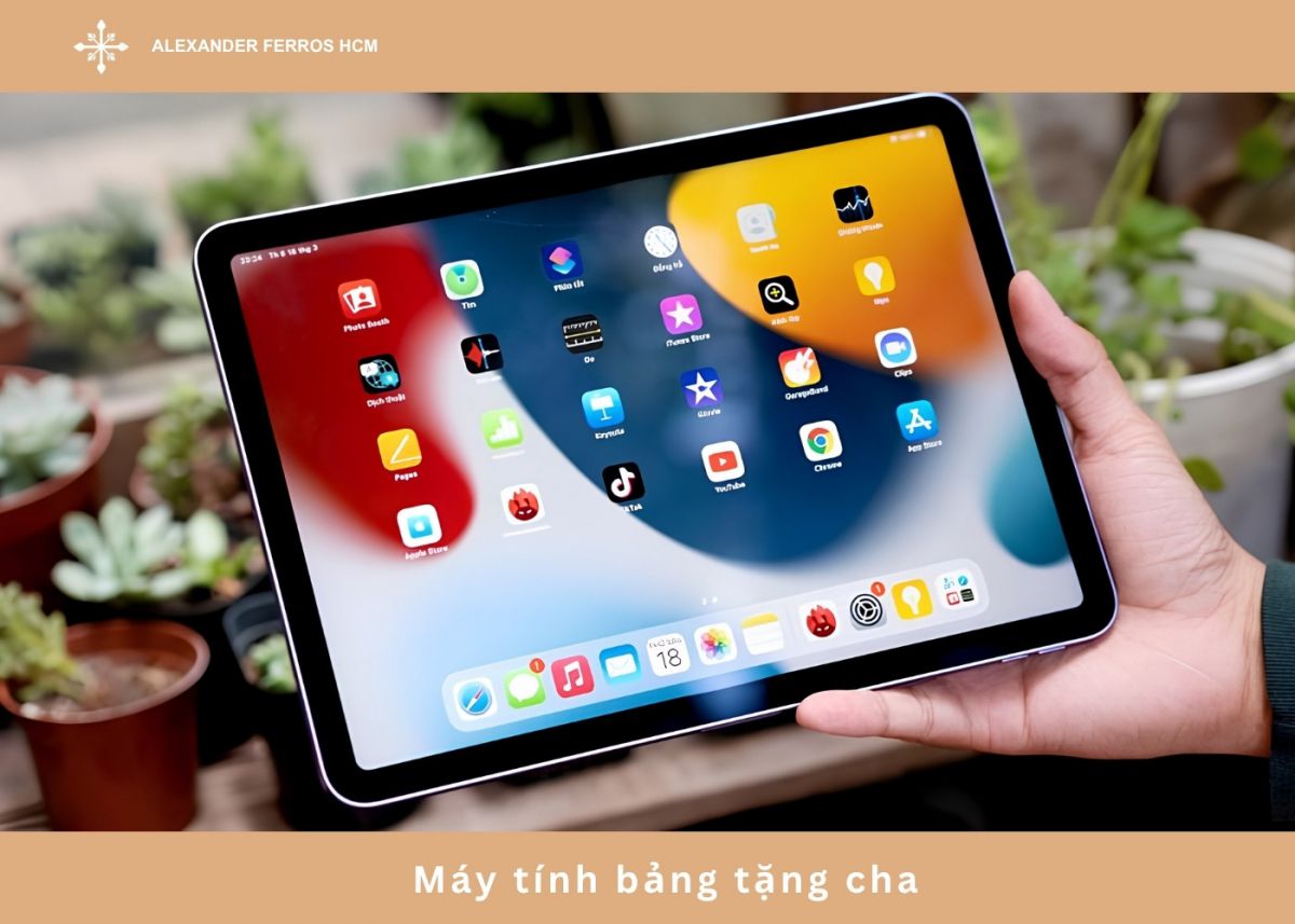 Máy tính bảng tặng cha