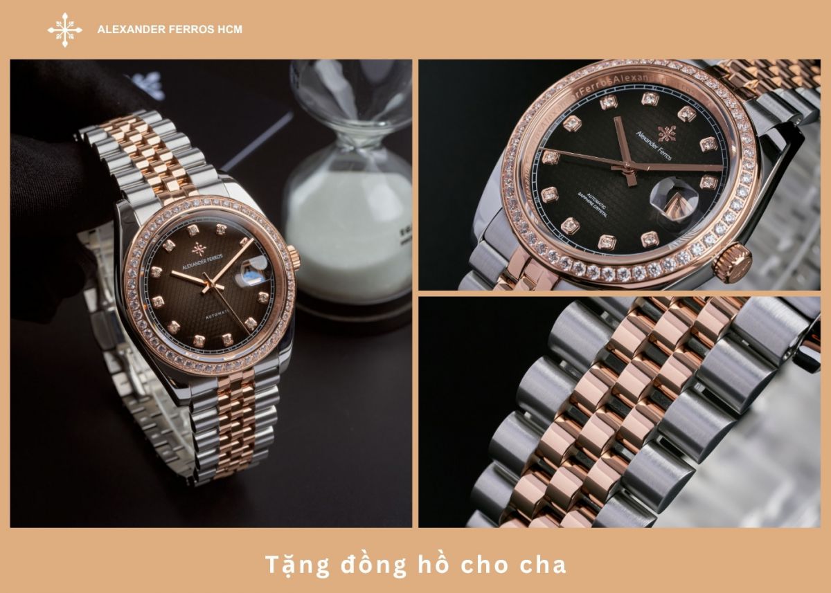 Tặng đồng hồ cho cha