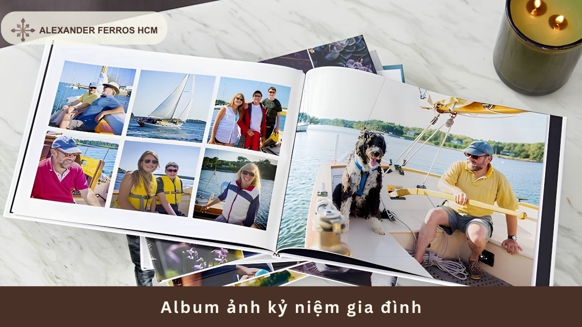 Album ảnh kỷ niệm gia đình