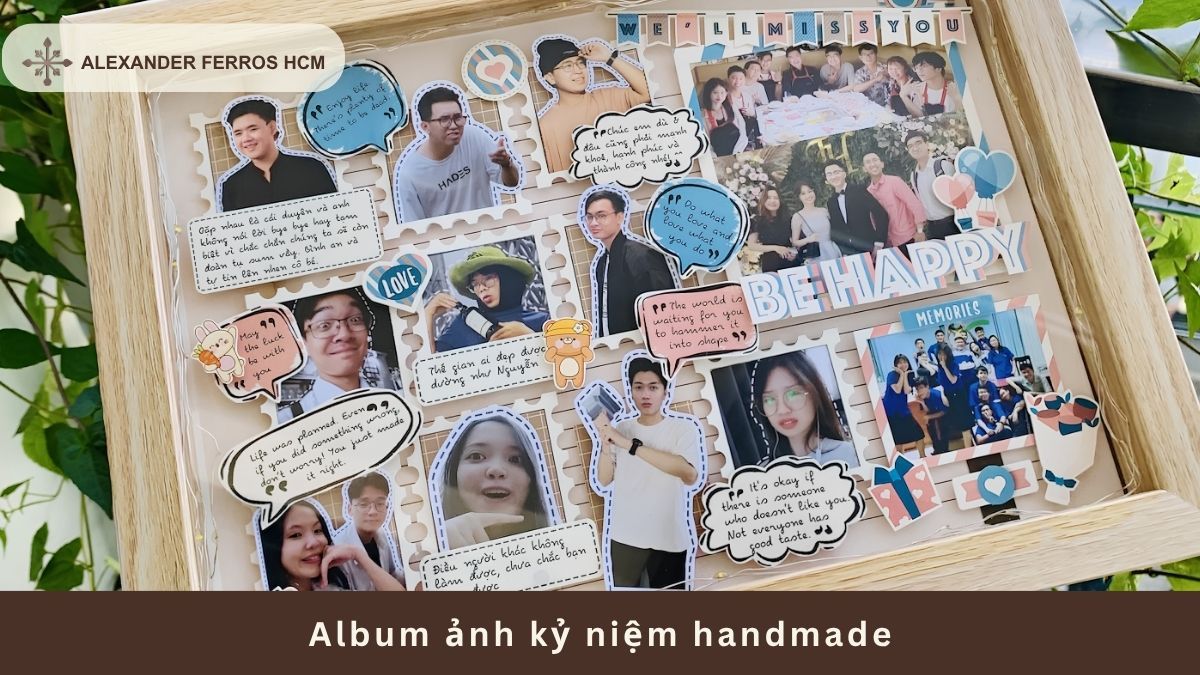 Album ảnh kỷ niệm handmade
