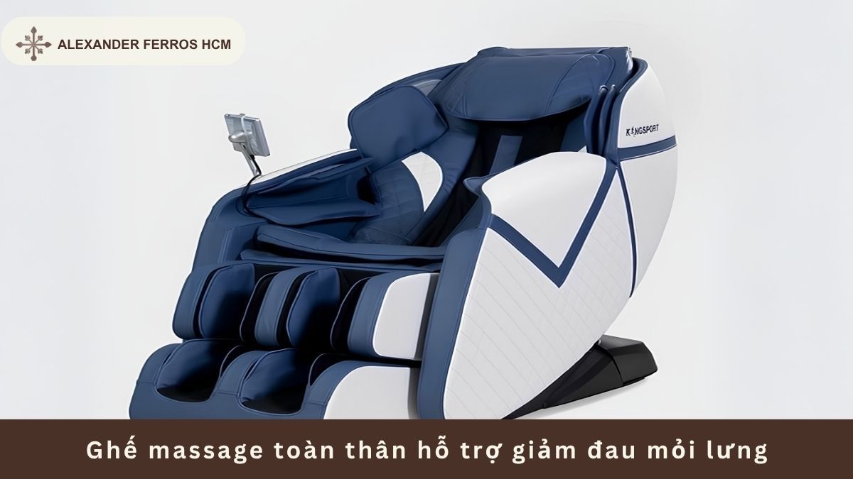 Ghế massage toàn thân hỗ trợ giảm đau mỏi lưng