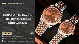 Đồng hồ nam dây kim loại đẹp: Xu hướng đỉnh cao 2026