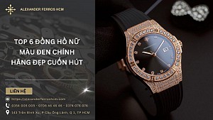 Top 6 đồng hồ nữ màu đen chính hãng đẹp cuốn hút