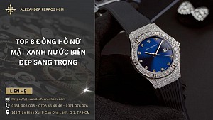 Top 8 đồng hồ nữ mặt xanh nước biển đẹp sang trọng