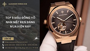Top 9 mẫu đồng hồ nam mặt đen đáng mua hiện nay
